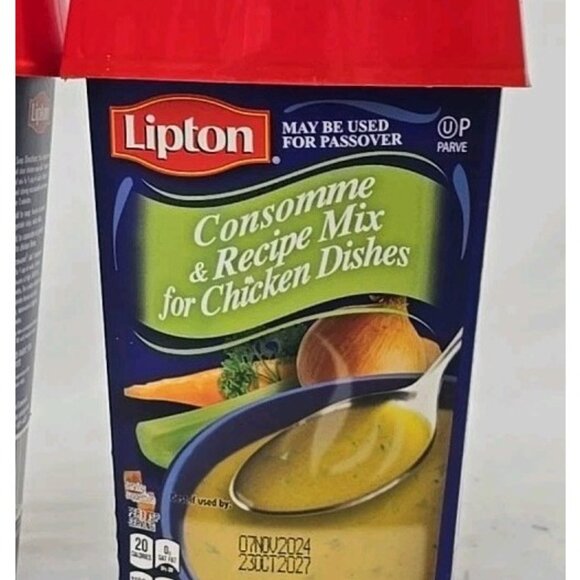 Lipton Kosher Consomme Mix Chicken Parve 14.1 oz (Pack of 2) - Picture 2 of 4